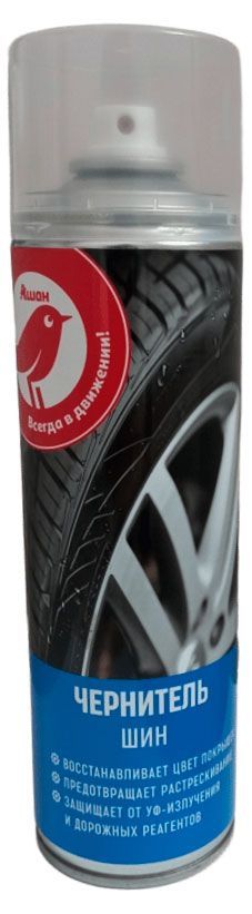 Чернитель шин АШАН Красная птица, 650 мл