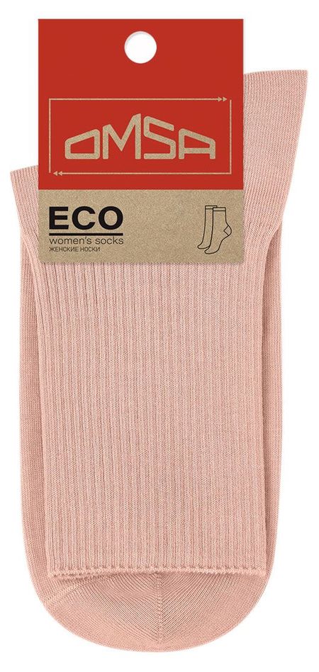 Носки женские Omsa Eco 254 Rosa Antico, размер 39-41 носки вишенки высокие 35 39 хлопок бамбук 12 31079 202505 s6