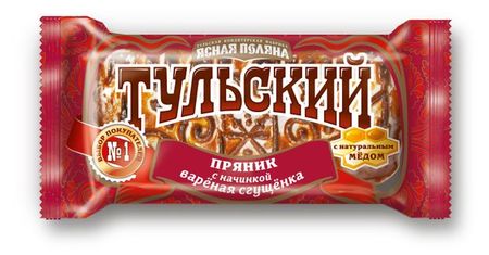 Пряник тульский Ясная Поляна с начинкой вареная сгущенка, 130 г
