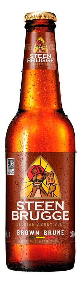 Пиво темное Steenbrugge пастеризованное, 330 мл