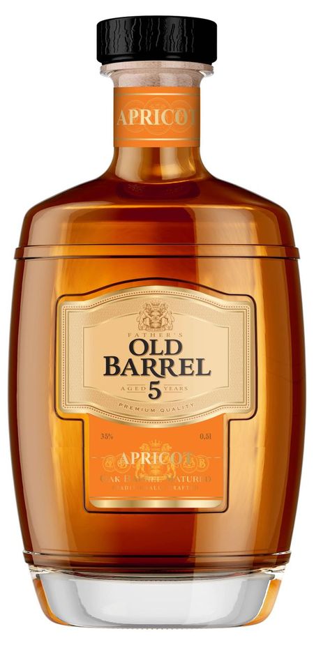 Аперитив Father's Old Barrel со вкусом абрикоса Россия, 0,5 л