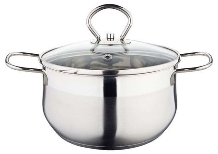 Кастрюля Hitt Flammkuchen стальная для индукционных плит, 5,9 л