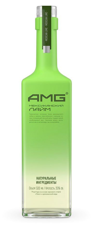 Настойка полусладкая AMG Мексиканский Лайм Россия, 0,5 л