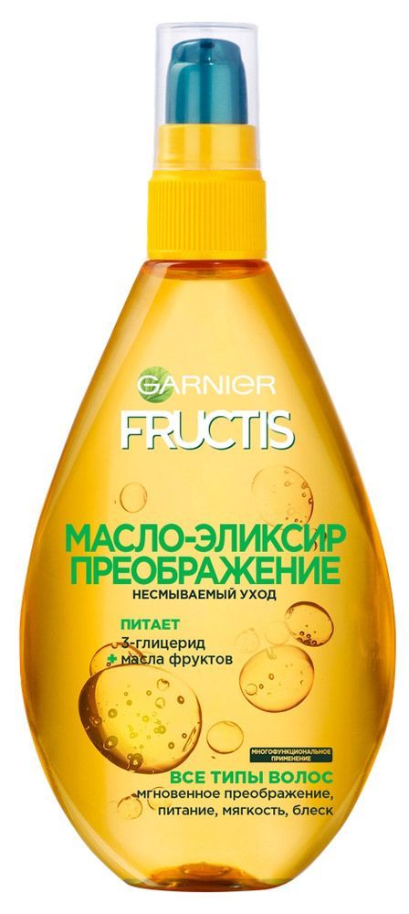 Масло-эликсир для волос Garnier Fructis Восстановление Израиль, 150 мл