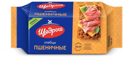 Хлебцы Щедрые пшеничные, 100 г