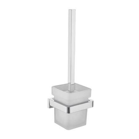 Ершик для унитаза Abber Westen подвесной стекло/металл хром (AA1732)