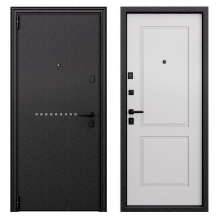 Дверь входная Torex Крафт Дуал левая кт белый - черный шелк 860х2050 мм скетчбук а4 40л мухоморы 120г м2 обложка крафт картон евроспираль