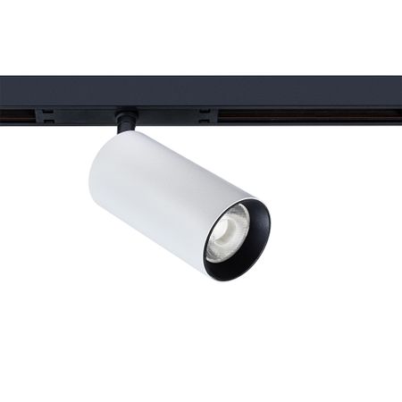 Светодиодный трековый светильник магнитный Arte Lamp Optima 4000К 12 Вт черный/белый (A7261PL-1WH)
