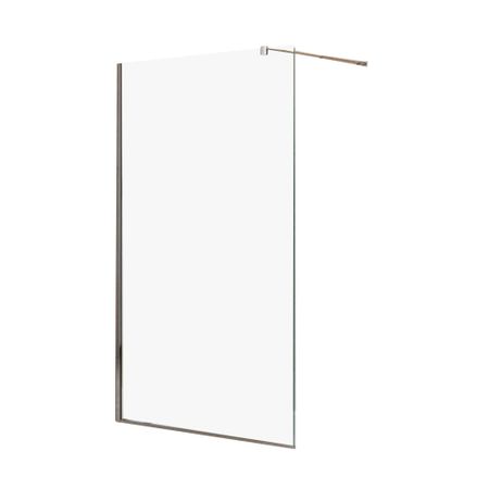 Душевая перегородка Cezares Liberta хром 120х195 см стекло прозрачное 8 мм (LIBERTA-L-1-120-C-Cr)