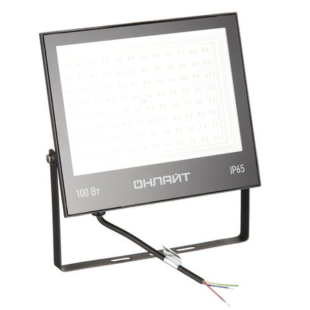 Прожектор светодиодный Онлайт OFL 6000К 100 Вт IP65 черный