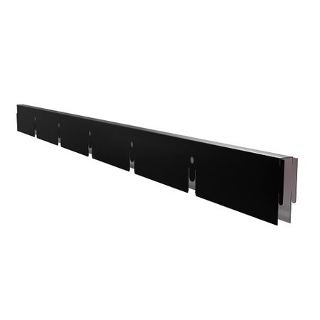 Элемент для потолка грильято Grand Line 100х100х40х10 мм направляющая 0,6 м черный матовый