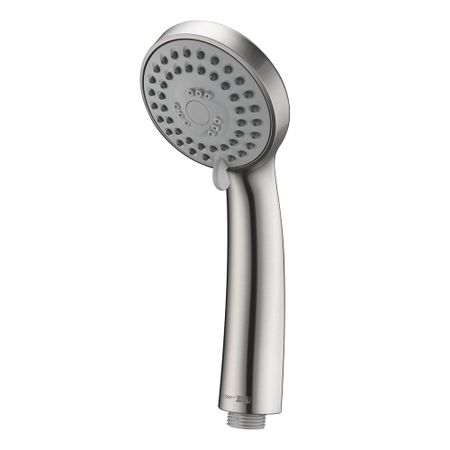 Лейка для душа WasserKraft d81 мм 3 режима без шланга пластик никель (A120)