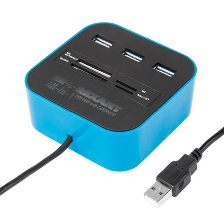 Разветвитель USB 2.0 Rexant на 3 порта (18-4121) 10 шт квадратные микропереключатели мыши 6 6 6 мм медные