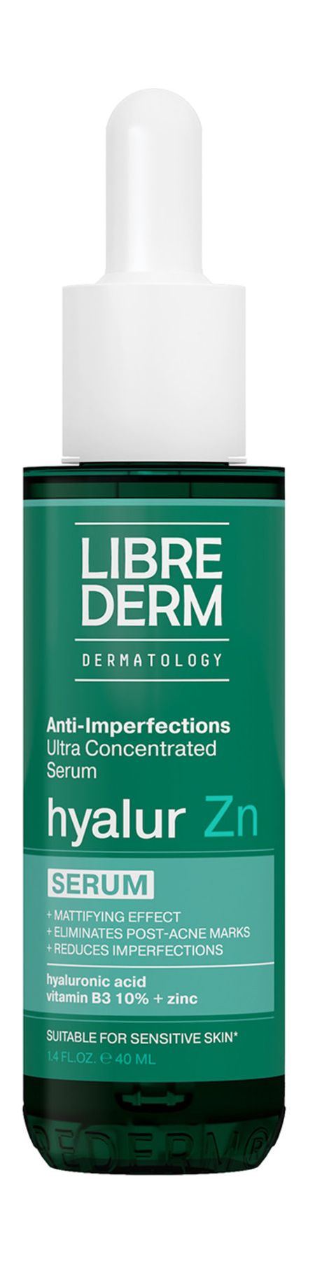 Librederm Hyalur Zn Anti Imperfections Ultra Concentrated Serum цинк цинк пиколинат zinc picolinate для иммунитета для 120 капсул vitameal