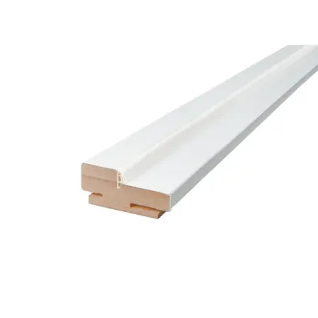 Комплект дверной коробки телескопический Легда-28 2070x70x32 мм полипропилен цвет белое дерево (2.5 шт.)