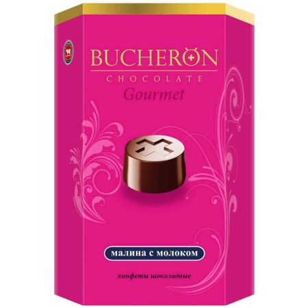 Конфеты Bucheron шоколадные малина с молоком 130 г
