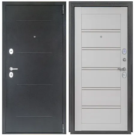 Дверь входная металлическая Легда 28 98x205 см правая серое дерево