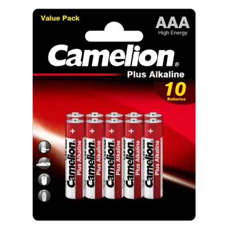 Батарейка Camelion Plus алкалиновая LR03 AAA 10 шт.