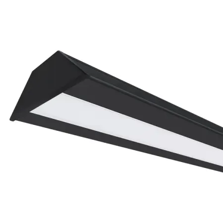 Профиль угловой Apeyron для светодиодной ленты алюминиевый 10 мм 2 м накладной цвет черный