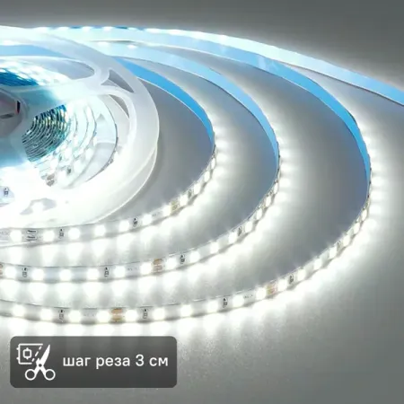 Светодиодная лента для контурной подсветки Apeyron SMD2835 24В 8мм 5м 18Вт/м 180диод/м 1700лм/м 4000К нейтральный свет источник питания tpro show для световых эффектов