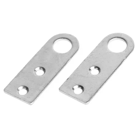 Проушина прямая 20x50 оцинкованная 2 шт.
