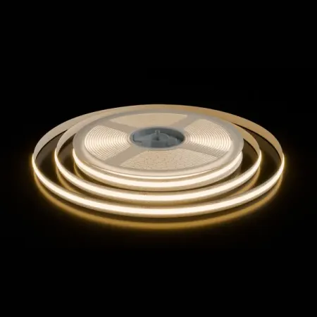 Светодиодная лента для контурной подсветки Apeyron LED COB 24В 8 мм 5м 10 Вт/м 528диод/м 700 лм/м 3000 К теплый свет litwod a100 фонарик xm l2 t6 5 режимов 3000 люмен