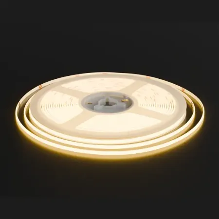 Светодиодная лента для контурной подсветки Apeyron LED COB 24В 3мм 5м 7Вт/м 384диод/м 700лм/м 3000К теплый белый свет nitecore nu11 smart ir sensor chip on cap light 150 люмен белый красный свет usb c перезаряжаемый фонарик 600 мач батарея мини фара