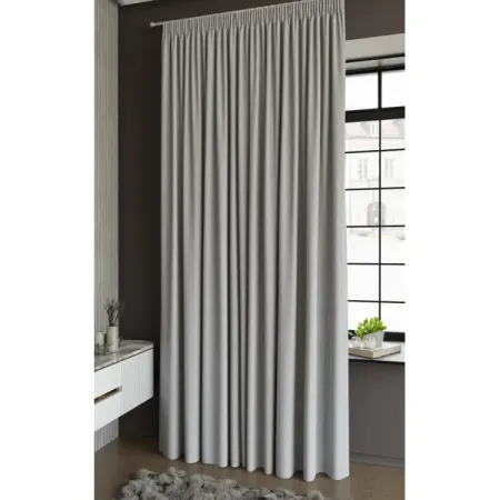 Штора на ленте Фрейм 200x280 см цвет светло-серый штора портьерная на шт ленте decofest софи канвас 200х280см светло бежевая арт 153 733