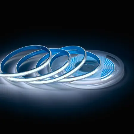 Светодиодная лента для контурной подсветки Apeyron LED COB 24В 8 мм 5м 12 Вт/м 320диод/м 1000 лм/м IP65 6500 К холодный свет