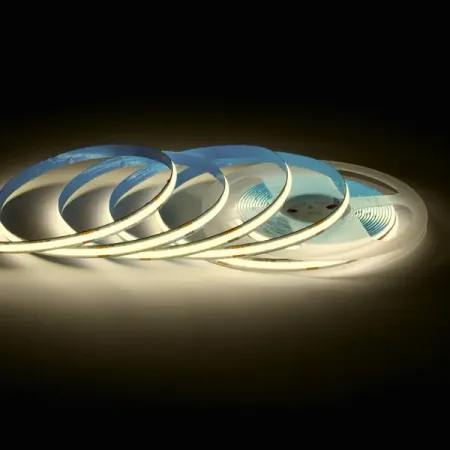 Светодиодная лента для контурной подсветки Apeyron LED COB 24В 8 мм 5м 12 Вт/м 320диод/м 1000 лм/м 3000 К теплый свет