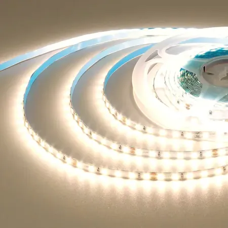 Светодиодная лента для контурной подсветки Apeyron SMD2835 24В 8 мм 5м 18 Вт/м 180диод/м 1700 лм/м 3000 К теплый свет