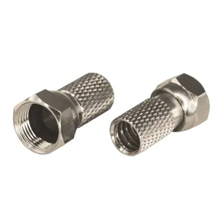 Соединительный ТВ-кабель Rexant F-разъем с резиновым уплотнителем 2 шт.