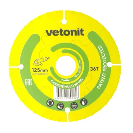Диск отрезной Vetonit тип 41 125x22.2x1.3 мм