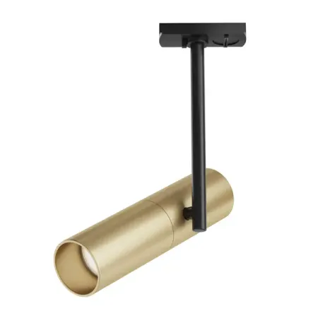 Трековый светильник спот Elti Single под лампу GU10 однофазный цвет черный трековый светильник спот feron al142 под лампу gu10 однофазный