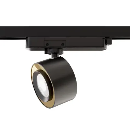 Трековый светильник спот Voltega Treo Single светодиодный 13 Вт однофазный цвет черный нейтральный белый свет