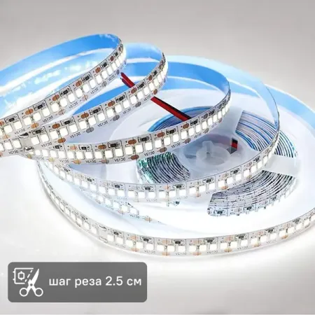 Светодиодная лента для контурной подсветки Apeyron SMD2835 24В 10мм 5м 20Вт/м 240диод/м 1900лм/м 4000К нейтральный свет