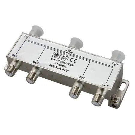 Разветвитель ТВ-сигнала с байпасом ТВх6 F-разъем генератор сигнала aliter max2870 23 5 6000 мгц