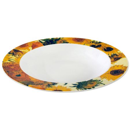 Тарелка глубокая Thun Cairo Подсолнухи 22 см