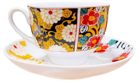 Чашка с блюдцем Дулевский фарфор Восточный рай, 275 мл
