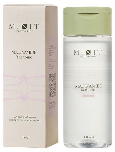 Тоник для лица Mixit матирующий с ниацинамидом, 150 мл