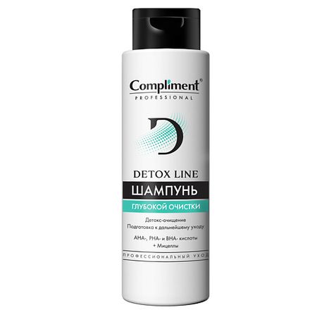 Шампунь для волос COMPLIMENT Professional  detox шампунь глубокой очистки шампуни и мыло агроветзащита elite professional шампунь для глубокой очистки шерсти для собак и кошек 270 мл