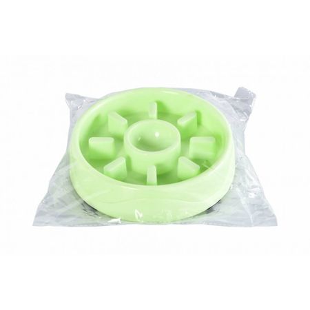 Миска для животных Foxie рельефная зелёная, 500 мл