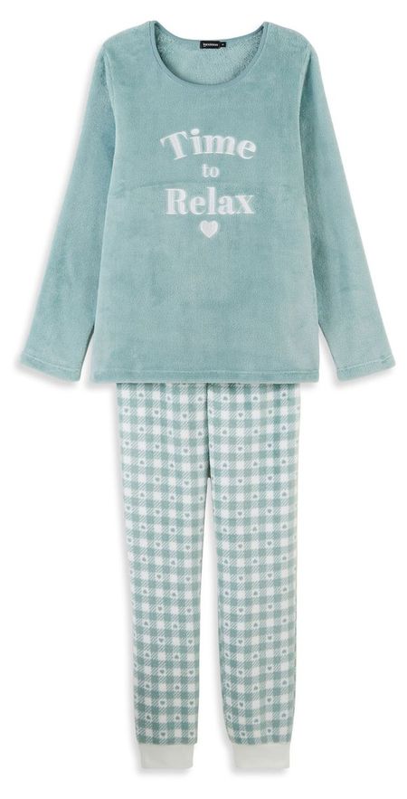 Пижама женская InExtenso зеленая