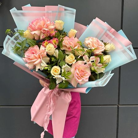 Букет живых цветов ДАРИ ЦВЕТЫ Букет-гигант букет живых ов fantasy гигант из хризантем