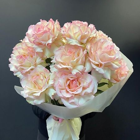 Букет живых цветов ДАРИ ЦВЕТЫ Букет из 11 французских роз букет живых ов дари ы букет 11 французских роз с зеленью