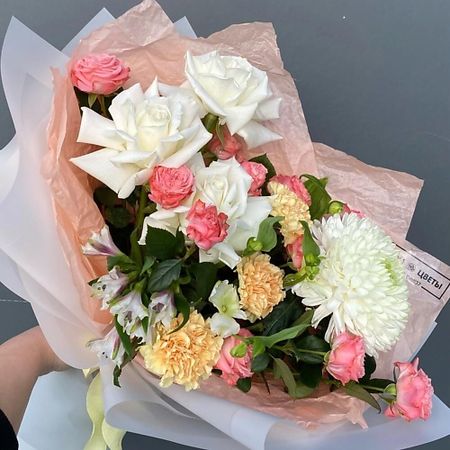 Букет живых цветов ДАРИ ЦВЕТЫ Букет « Нежность»