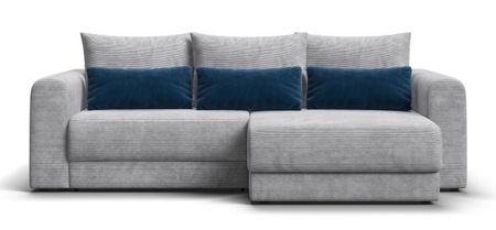 Модульный угловой диван РИЧМОНД MODOOL Вельвет CORD серый