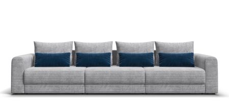 Модульный диван РИЧМОНД MODOOL MAX Вельвет CORD серый