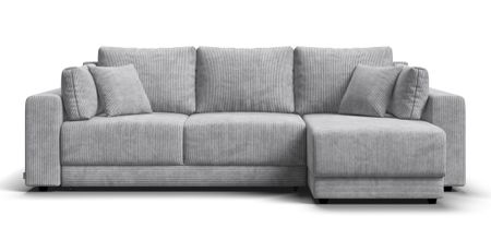 Угловой диван Босс Прайм ХЛ Вельвет CORD серый