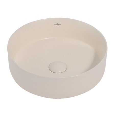 Раковина Abber Bequem 36 см накладная светло-бежевая матовая (AC2108MBE)